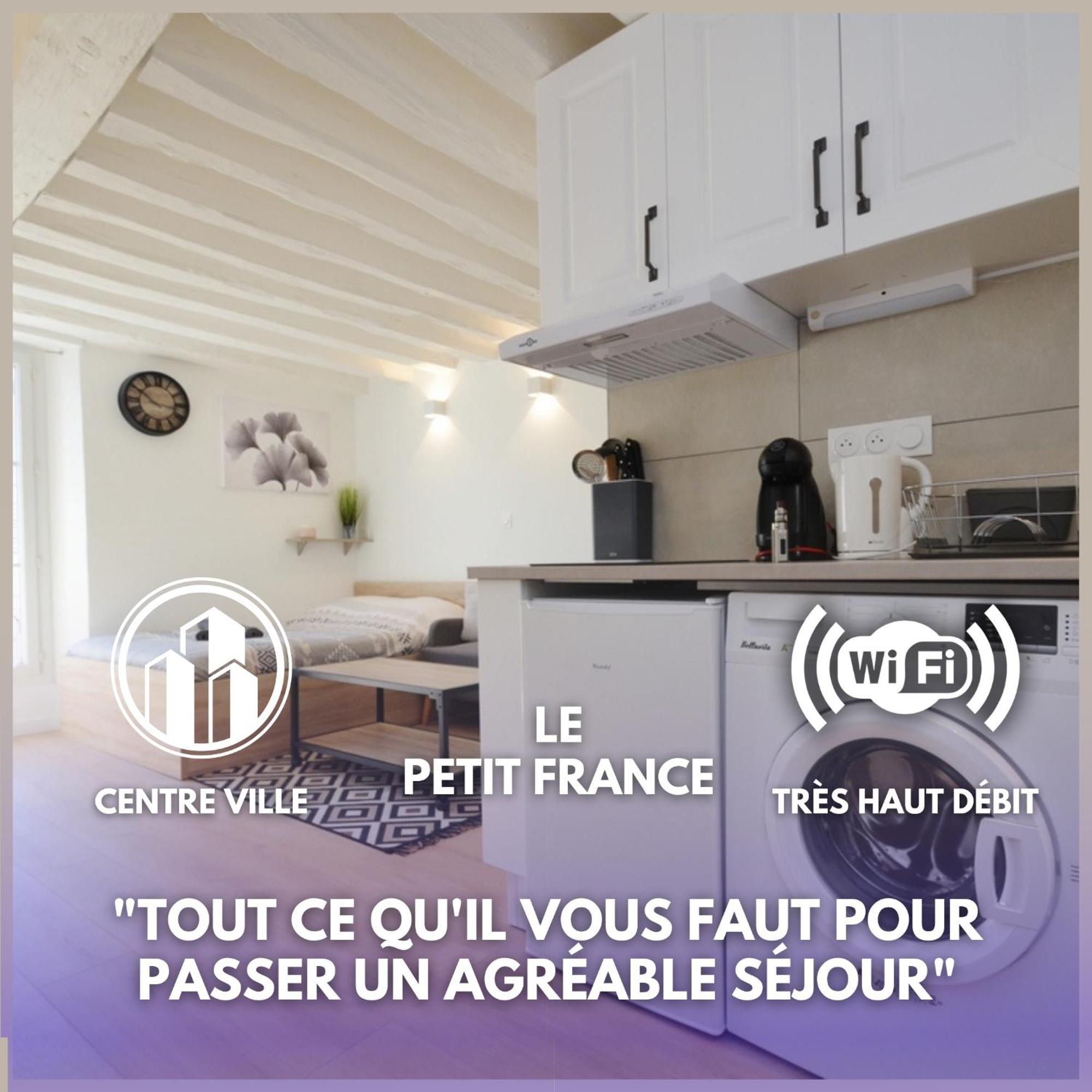 Le Petit France - Hyper Centre De Fontainebleau - Proche Insead Apartment ภายนอก รูปภาพ